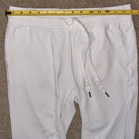 ZYIA Active White Unwind Jogger Pants, Size Small *defect - Picture 9 of 15